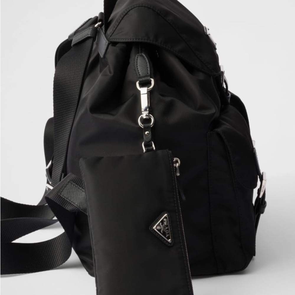 Prada Men's Black Nylon Backpack - Picture 12 of 14